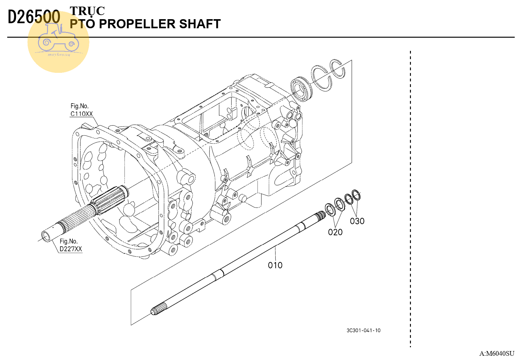 Trục PTO